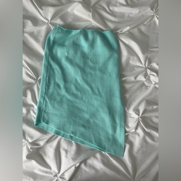 ASYMMETRICAL BLUE SHIRT - Picture 5 of 5